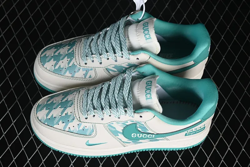 All categories Nk Air Force 1 Air Force series Nk Air Force 1 Low Air Force low-top Nike Air Force 1'07 Low Gucci joint mint green Air Force 1 low-top casual sneakers XL1979-124